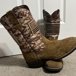 Sport Patriot Western Boot | Antique Mocha Suede | M10.5 EE